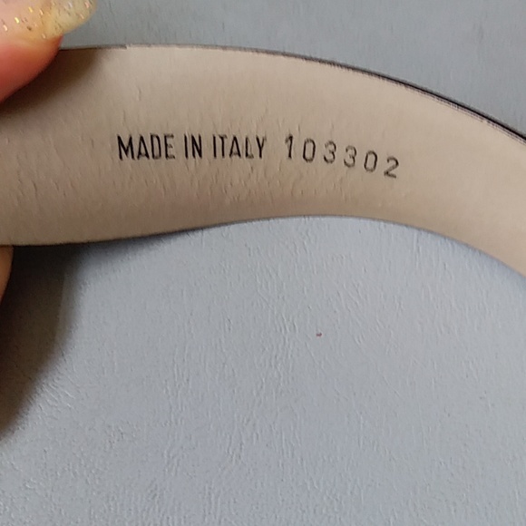 Elegant authentic DKNY leather belt Italy Medium - Picture 5 of 8